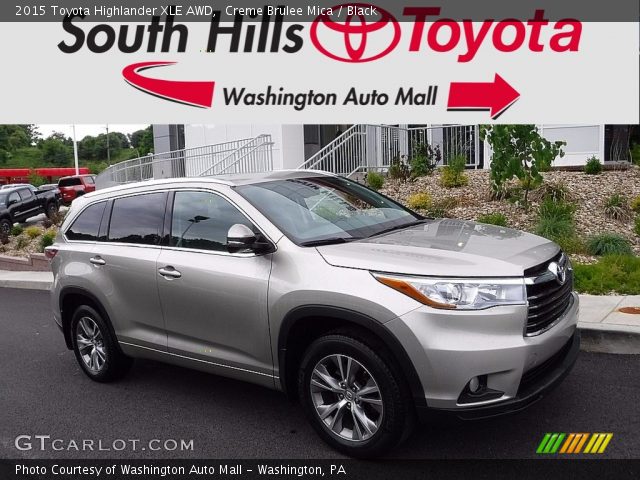 2015 Toyota Highlander XLE AWD in Creme Brulee Mica
