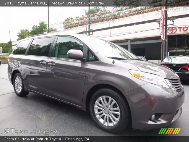 2013 Toyota Sienna XLE in Predawn Gray Mica
