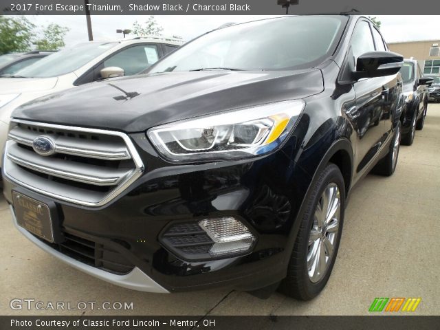 2017 Ford Escape Titanium in Shadow Black