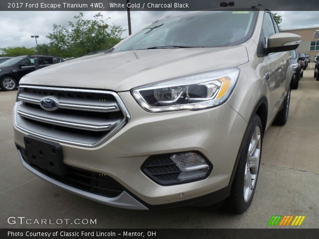 2017 Ford Escape Titanium 4WD in White Gold