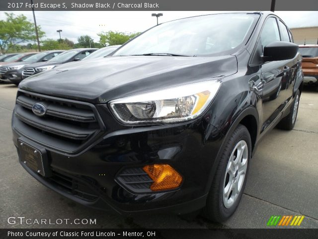 2017 Ford Escape S in Shadow Black