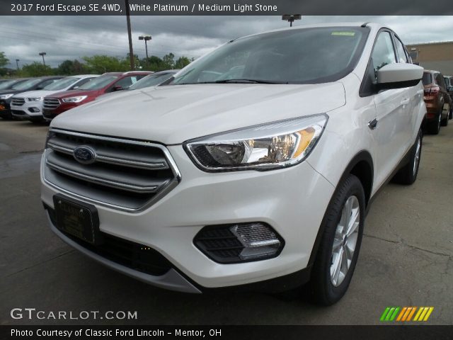 2017 Ford Escape SE 4WD in White Platinum