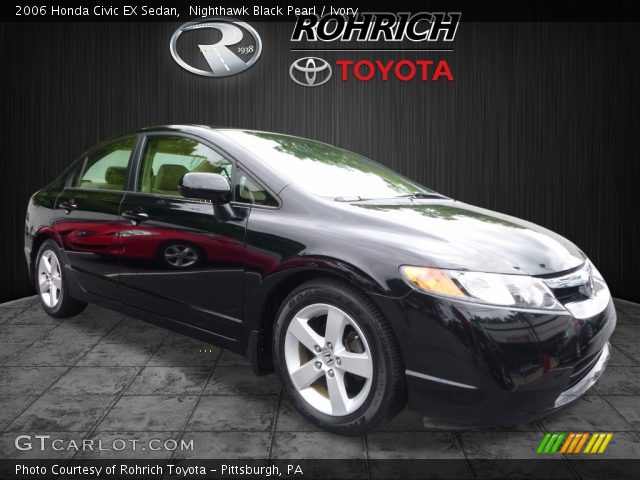2006 Honda Civic EX Sedan in Nighthawk Black Pearl