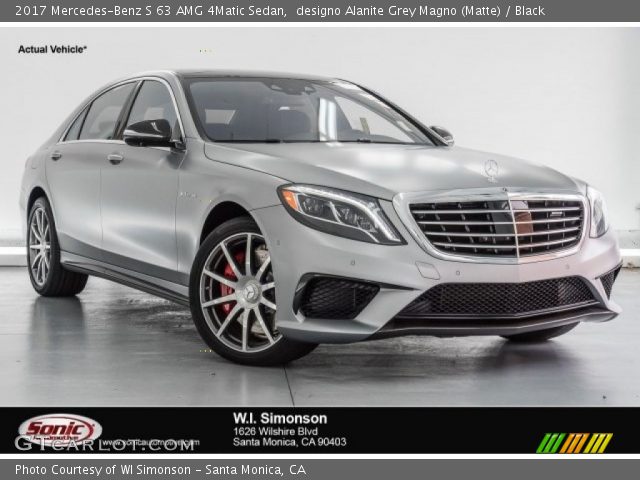 2017 Mercedes-Benz S 63 AMG 4Matic Sedan in designo Alanite Grey Magno (Matte)