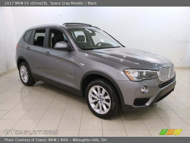 2017 BMW X3 xDrive28i in Space Gray Metallic