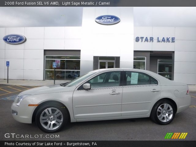2008 Ford Fusion SEL V6 AWD in Light Sage Metallic