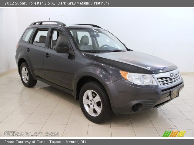 2012 Subaru Forester 2.5 X in Dark Gray Metallic