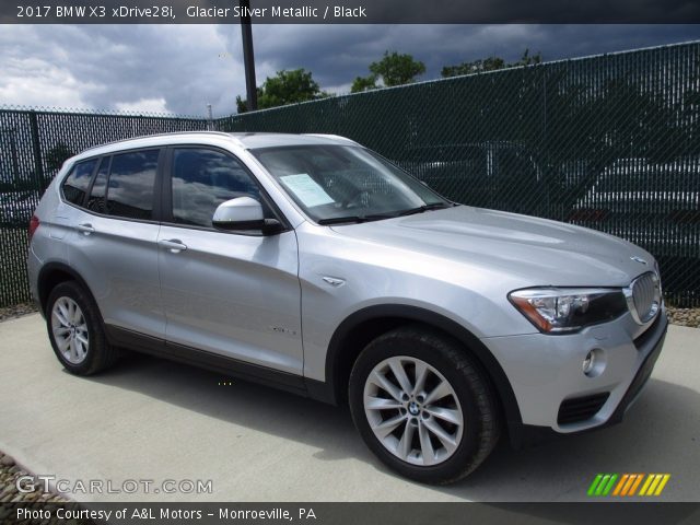 2017 BMW X3 xDrive28i in Glacier Silver Metallic