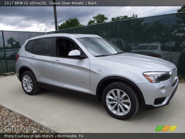 2017 BMW X3 xDrive28i in Glacier Silver Metallic