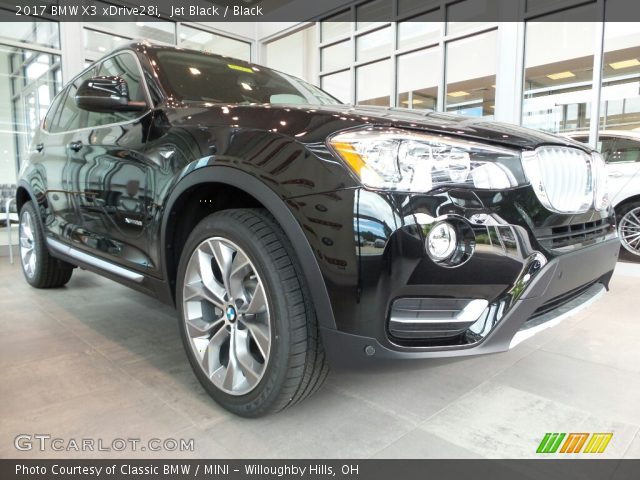 2017 BMW X3 xDrive28i in Jet Black
