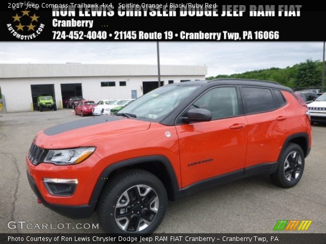 2017 Jeep Compass Trailhawk 4x4 in Spitfire Orange