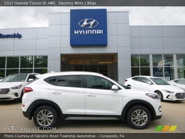 2017 Hyundai Tucson SE AWD in Dazzling White