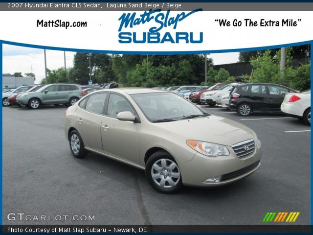 2007 Hyundai Elantra GLS Sedan in Laguna Sand Beige