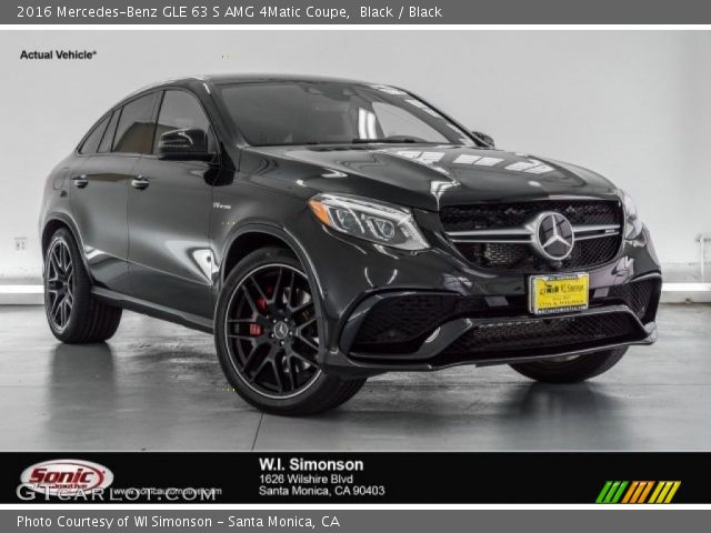 2016 Mercedes-Benz GLE 63 S AMG 4Matic Coupe in Black