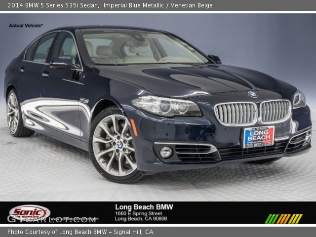 2014 BMW 5 Series 535i Sedan in Imperial Blue Metallic