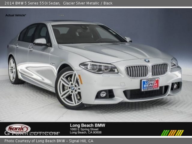 2014 BMW 5 Series 550i Sedan in Glacier Silver Metallic