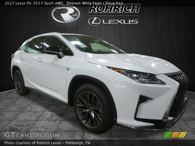 2017 Lexus RX 350 F Sport AWD in Eminent White Pearl