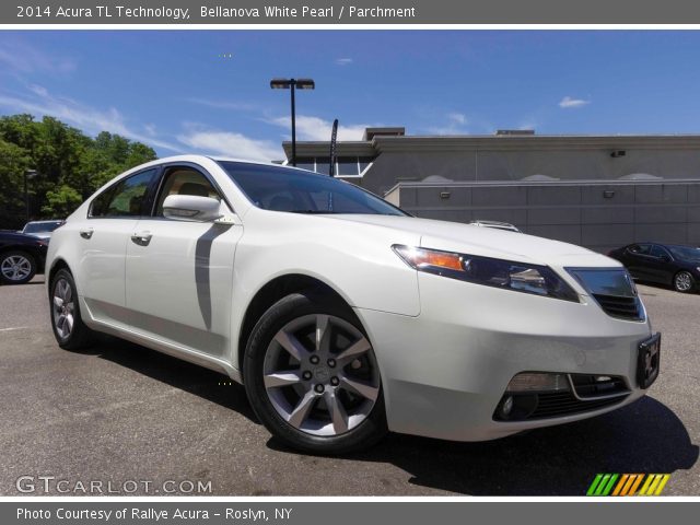 2014 Acura TL Technology in Bellanova White Pearl