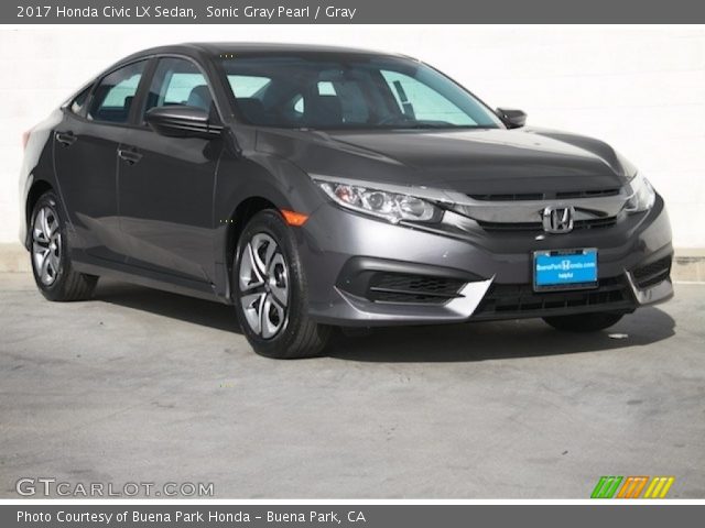2017 Honda Civic LX Sedan in Sonic Gray Pearl