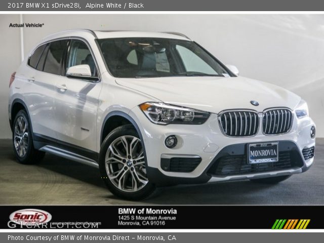 2017 BMW X1 sDrive28i in Alpine White