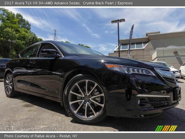 2017 Acura TLX V6 SH-AWD Advance Sedan in Crystal Black Pearl