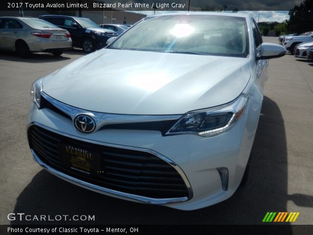 2017 Toyota Avalon Limited in Blizzard Pearl White