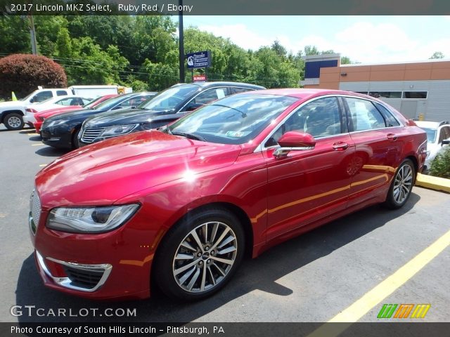 2017 Lincoln MKZ Select in Ruby Red