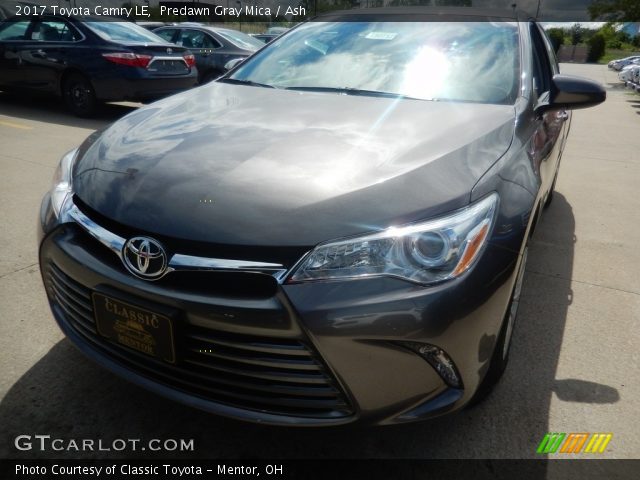 2017 Toyota Camry LE in Predawn Gray Mica