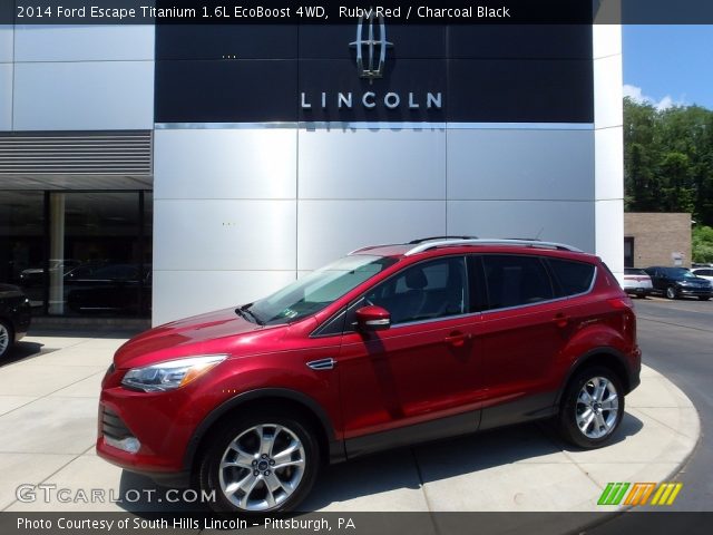 2014 Ford Escape Titanium 1.6L EcoBoost 4WD in Ruby Red