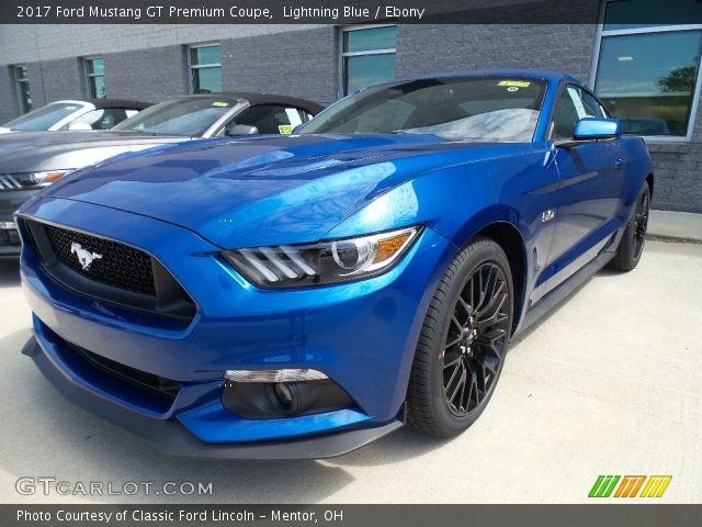 2017 Ford Mustang GT Premium Coupe in Lightning Blue