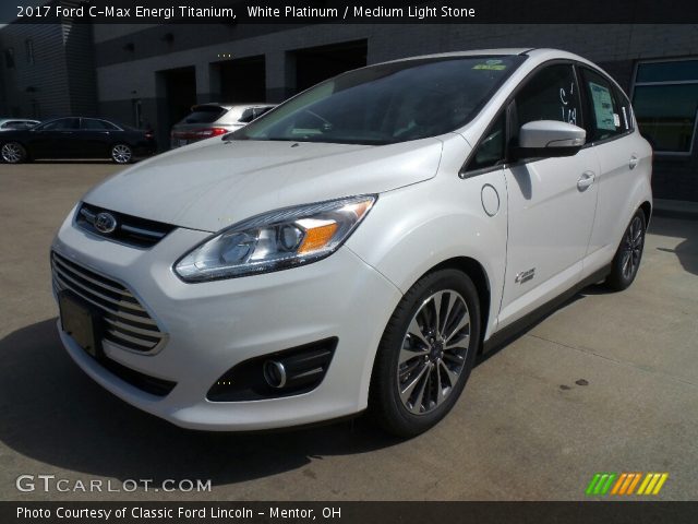 2017 Ford C-Max Energi Titanium in White Platinum