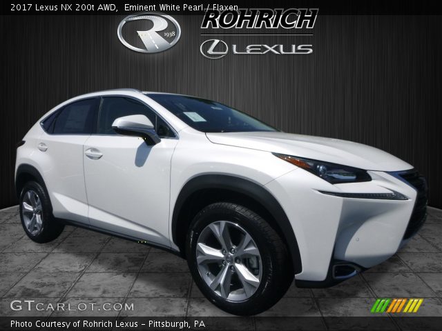 2017 Lexus NX 200t AWD in Eminent White Pearl