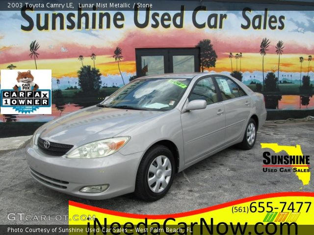 2003 Toyota Camry LE in Lunar Mist Metallic