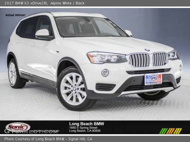 2017 BMW X3 xDrive28i in Alpine White
