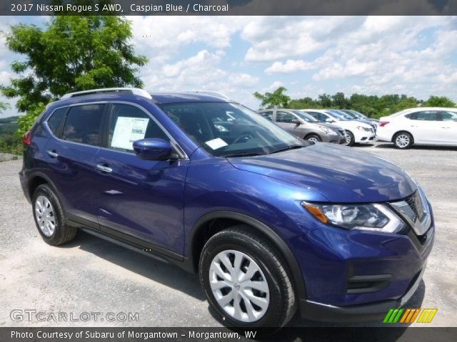 2017 Nissan Rogue S AWD in Caspian Blue