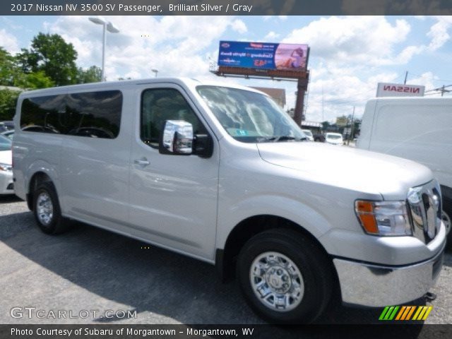 2017 Nissan NV 3500 SV Passenger in Brilliant Silver