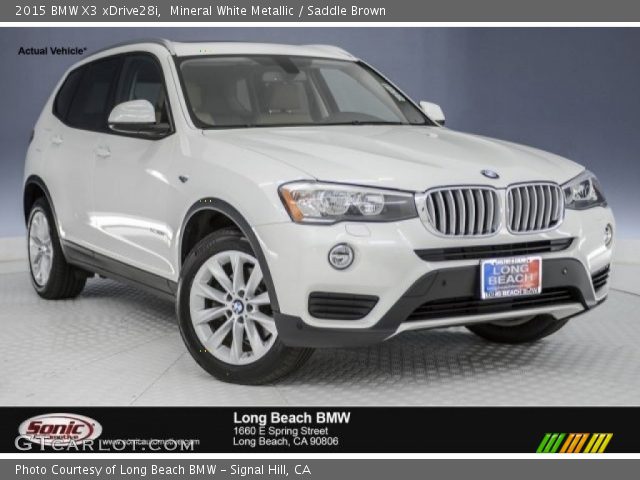 2015 BMW X3 xDrive28i in Mineral White Metallic