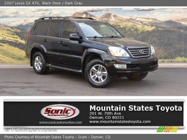 2007 Lexus GX 470 in Black Onyx