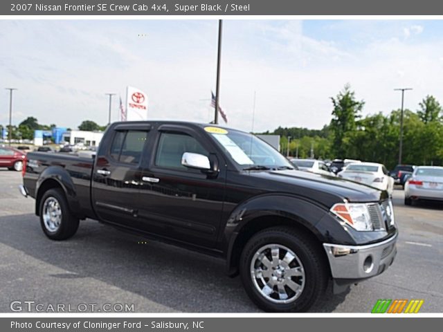 2007 Nissan Frontier SE Crew Cab 4x4 in Super Black