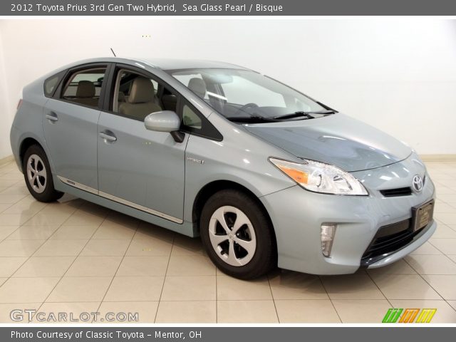 2012 Toyota Prius 3rd Gen Two Hybrid in Sea Glass Pearl