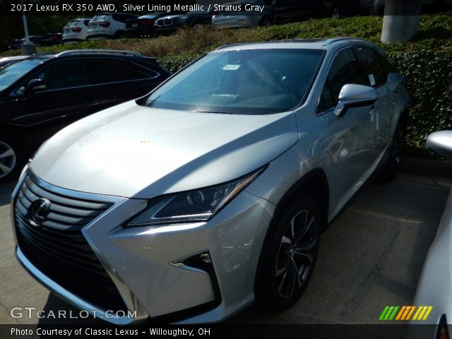 2017 Lexus RX 350 AWD in Silver Lining Metallic