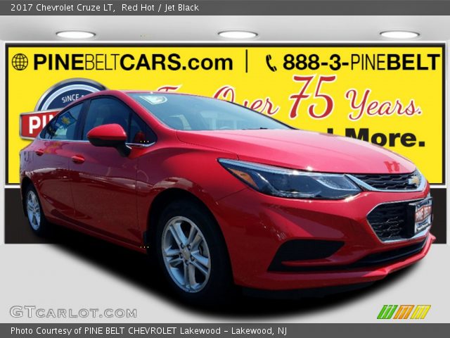 2017 Chevrolet Cruze LT in Red Hot