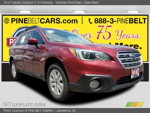 2017 Subaru Outback 2.5i Premium in Venetian Red Pearl