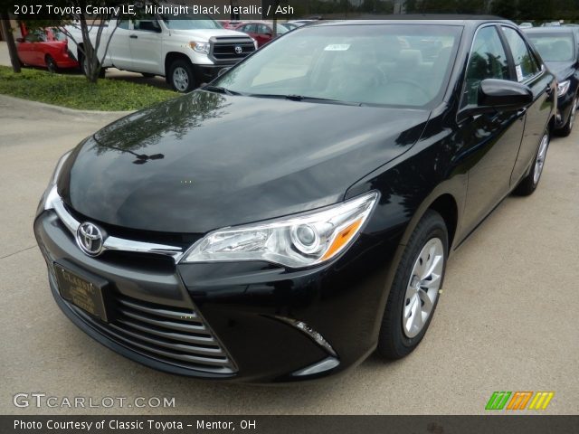 2017 Toyota Camry LE in Midnight Black Metallic