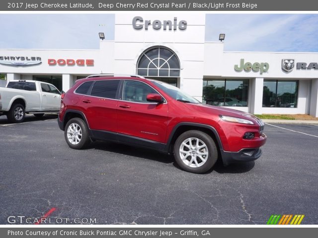 2017 Jeep Cherokee Latitude in Deep Cherry Red Crystal Pearl