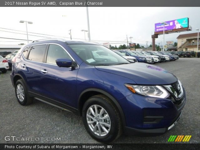 2017 Nissan Rogue SV AWD in Caspian Blue