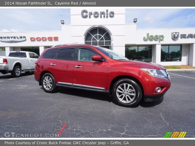 2014 Nissan Pathfinder SL in Cayenne Red