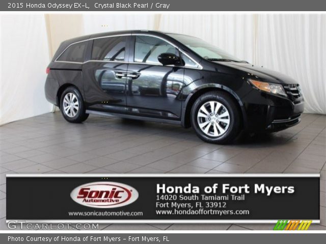 2015 Honda Odyssey EX-L in Crystal Black Pearl