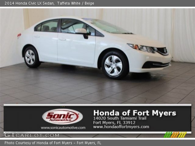 2014 Honda Civic LX Sedan in Taffeta White