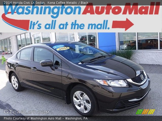 2014 Honda Civic LX Sedan in Kona Coffee Metallic